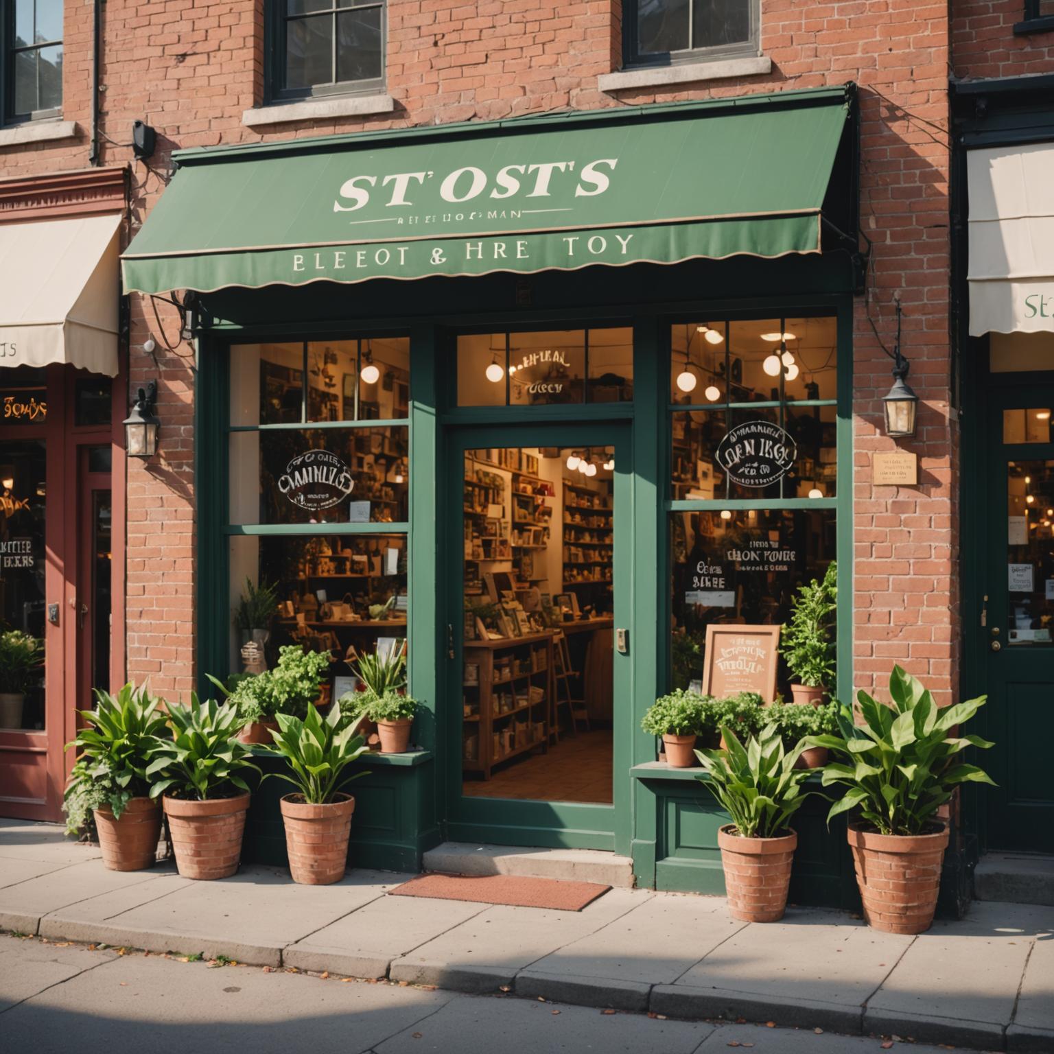 PlayJoy toy shop warm storefront exterior